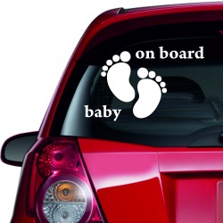 Αυτοκόλλητο αυτοκινήτου - Baby on board 25